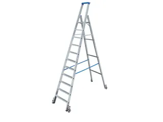 Verrijdbare Boktrap Aluminium L 3 71M 12Treden - 1