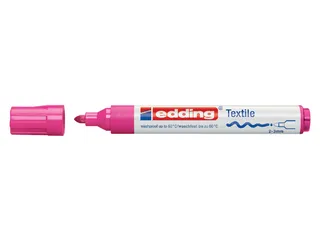 Viltstift edding 4500 textiel rond roze 2-3mm - 1