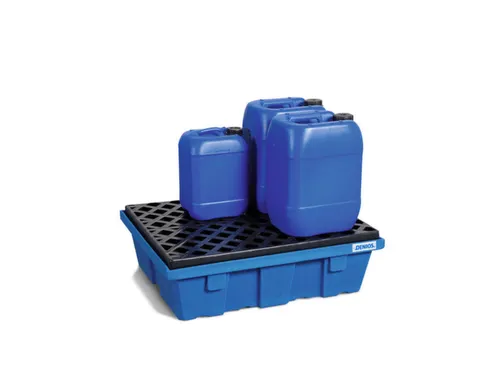 PE-opvangbak,v. 2x60l vat,opvangvol. 60l,HxBxD 325x645x795mm