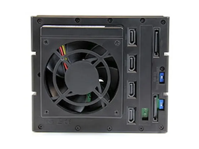 4-bay Aluminium Trayless Hot Swap Mobile Rack Backplane