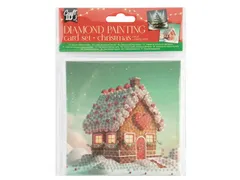 Cartes Diamond painting Craft ID Noël 13x13cm 2 motifs assortis