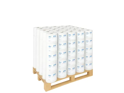 Handdoekrol Kleenex Ultra Slimroll 2-laags 100m wit 6781 Pallet