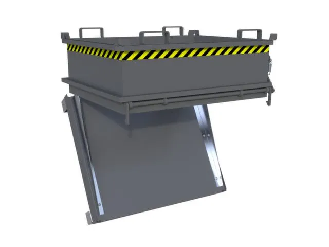 mini-bodemklepcontainer,HxLxB 625x1000x1200mm,0,37m³,inrijbeugel,staa