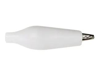 Geisoleerde Krokodillenklem 27mm - WIT - 1