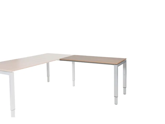 Domino Aanbouw Hoogte Verstelbaar 1200x600mm Hav/Kers 25mm Alu