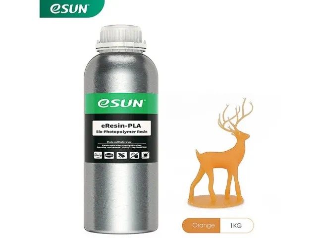 eSun eResin-PLA UV/LCD 3D-printerhars Oranje 1kg 405nm