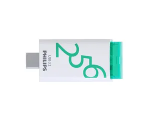USB stick 3.2 Philips Click USB-C 256GB groen - 6