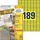 Etiket Avery L6037-20 25.4x10mm geel 3780 stuks
