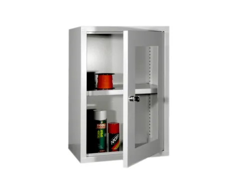 Hangkast HxBxD 600x400x300mm Achterwand Glad Ral7035