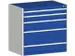 Armoire À Tiroirs Coloris De Couvercle Tablette Façade Ral3004