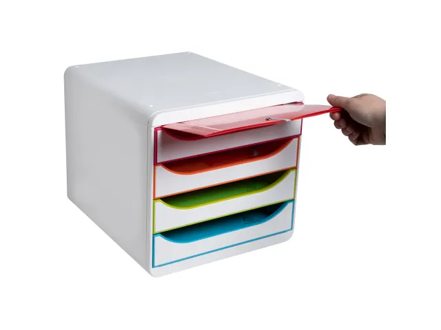 BIG BOX Black Office wit/harlekijn/wit