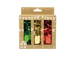 Cadeauversieringsset 12-delig 3 kleurig