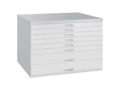 Tekeningenkast 760x1100x765mm 6+2 Laden Din A1 Ral 7035