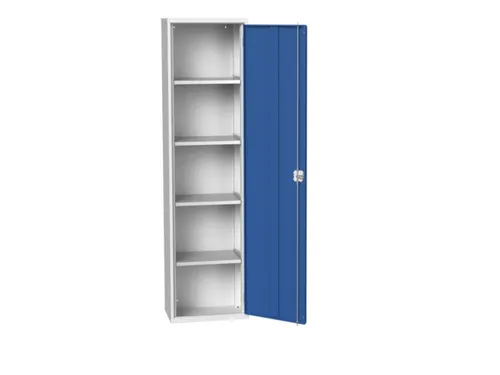 universele kast,HxBxD 2000x525x350mm,4xStalen bodem,draaigrendelslot