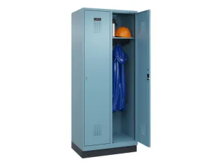 locker,HxBxD 1950x800x500mm,2vak,vak B 400mm,cil.-slot,sokkel - 1