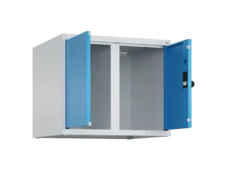 opzetkast,v. locker,2vak.,vak B 300mm,HxBxD 500x600x500mm,vleugeldeur - 2