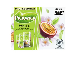 Thee Pickwick white & green tea Jasmin & Passionfruit 25x1.5gr - 1