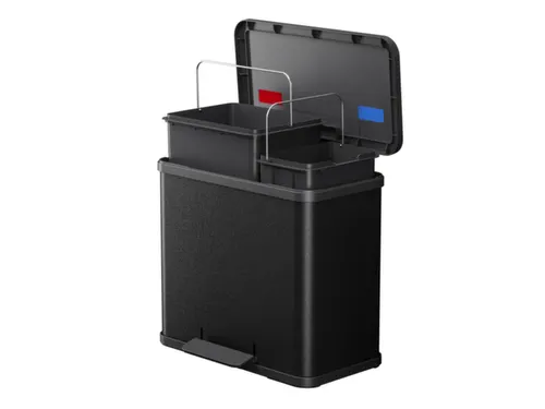 pedaalemmer,1x9l/1x17l,HxBxD 430x470x340mm,binnenbak kunststof