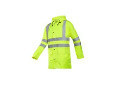 Sioen Monoray 198A hi-vis regenjas, fluo geel, maat L, per stuk