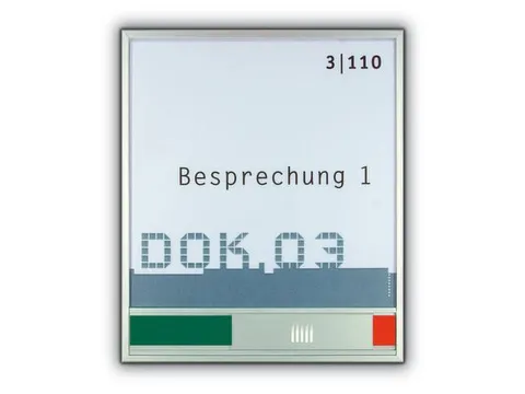 Deurbordje Newage Vrij-/Bezet-Weergave 143x120x6mm Aluminium Profiel