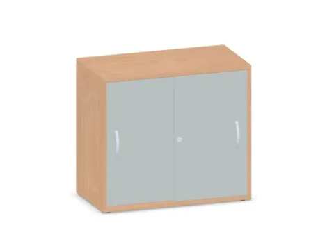 Schuifdeurkast 720x800x430mm Romp Beuken Decor Front Lichtgrijs