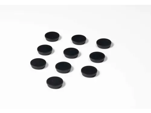 Memomagneten 30mm 10 Stuks Zwart