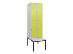 Dubbeldekse dekenkist,HxBxD 2120x600x815mm,2x2vak.,vak B 300mm