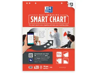 Flipoverpapier Oxford smart 60x80cm blanco 90gr 20v - 2