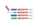 Krijtstift edding 4085 by Securit rond 1-2mm mtl assorti blister à 4s
