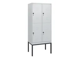 dubbeldekse locker,HxBxD 1950x800x500mm,2x2vak.,vak B 400mm
