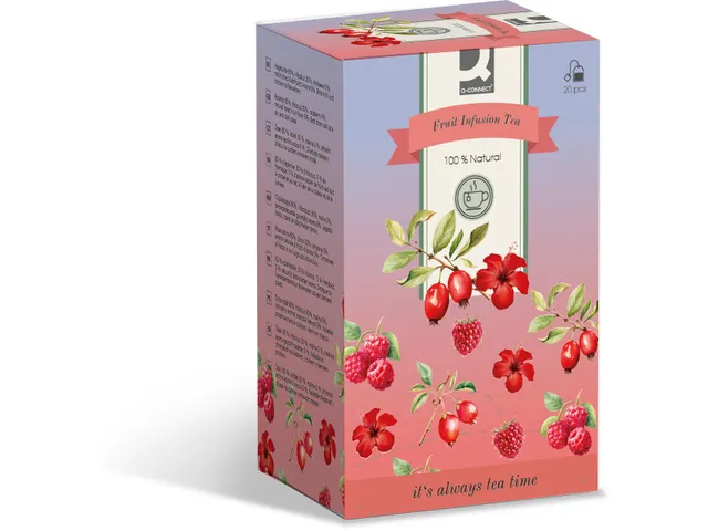Thé Q-connect Fruit Infusion boîte de 20 sachets