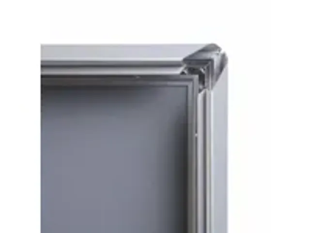 OUTLET Cadre clipsable 100x140cm Profil 32mm Coins droits Argent