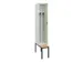 locker met bank,voor scheiding van kleding,HxBxD 2120x300x815mm,1vak