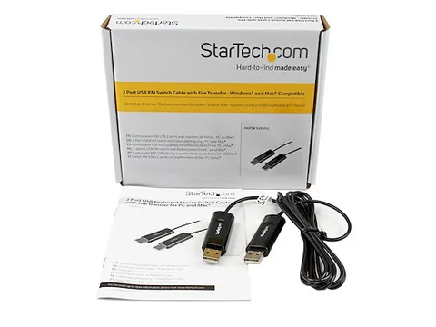 KM Switch kabel met bestandsoverdracht voor PC en Mac - USB 2.0