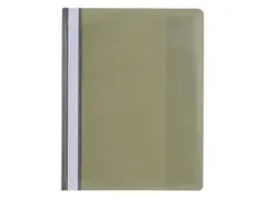 Snelhechtmappen Prem ium PVC A4 grijs