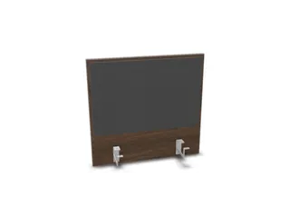 opzetpaneel bureau aanbouw achter NV bruin hickory antraciet 600mm - 1