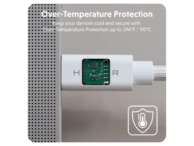 Câble Targus HyperDrive Next USB4 Type-C Performance 1,2m Blanc