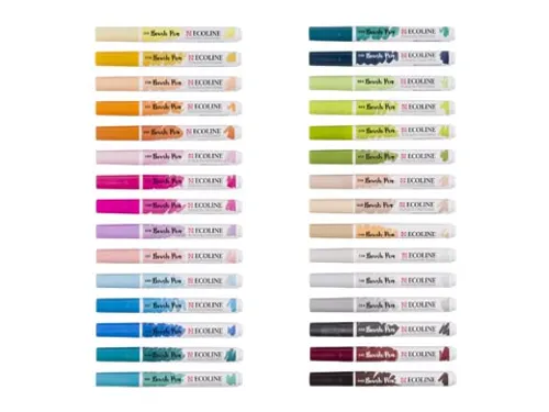 Ecoline Brush pen etui van 30 stuks set Additional