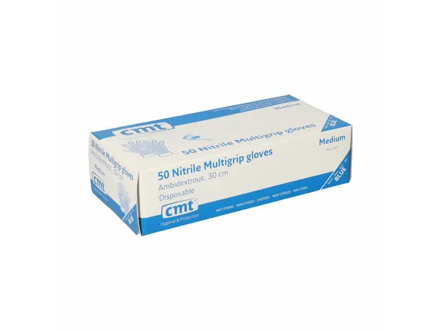 CMT Multigrip Nitril Handschoenen Maat L blauw