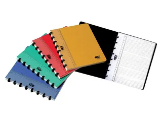 Schrift Adoc Classic A5 ruit 5x5mm 144 pagina's 90gr assorti - 1