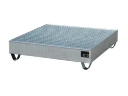 Systeem-Opvangbak Verzinkt 4x 200l 216l 285x1200x1200mm Rooster