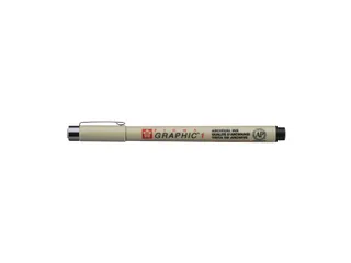 Fineliner Sakura Pigma Graphic 1 1.0mm zwart - 1