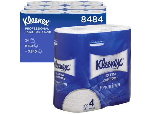 Toiletpapier Kleenex 4-laags 160vel wit 8484