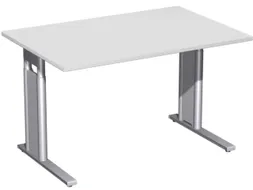 In hoogte verstelbaar bureau,HxBxD 680-820x1200x800mm,blad lichtgrijs