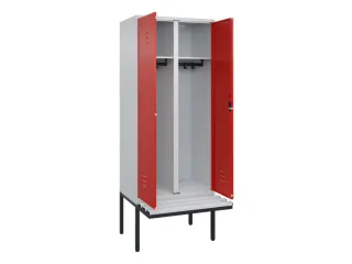 locker voor scheiding van kleding,HxBxD 2120x800x815mm,2vak - 2
