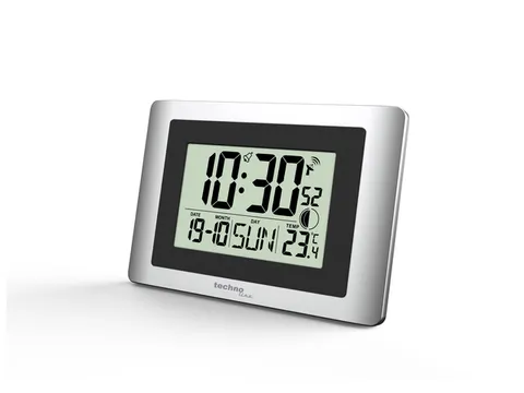 Digitale wandklok Technoline WS 8028 220x150x56mm zilver