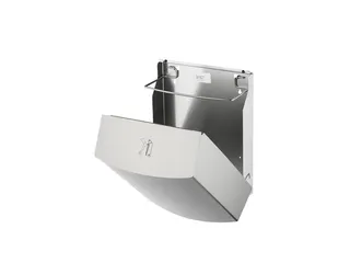 Hygiënebak 9 liter kniebediening RVS anti-fingerprint - 4