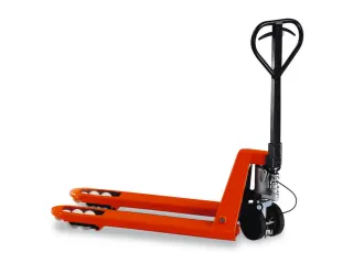 Palletwagen 2.5t Zwenk-/vorkwielen Rubber/nylon Dubbelvoudig 810mm - 1