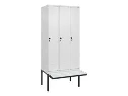 locker voor scheiding van kleding,HxBxD 2120x900x815mm,3vak
