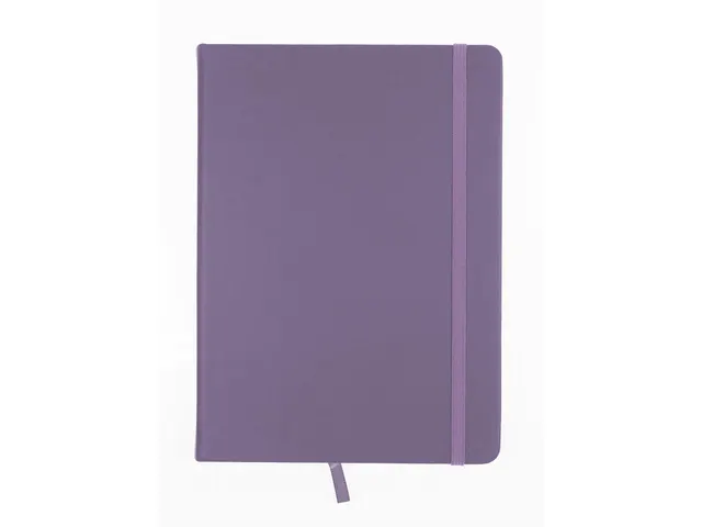 Schetsboek Kangaro A5 heather purple PU HC 80 vel 140gr roomwit met el